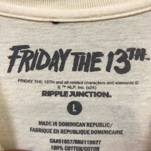 Friday the 13th X Bloody Disgusting Horror Tshirt size large - Picture 4 of 4